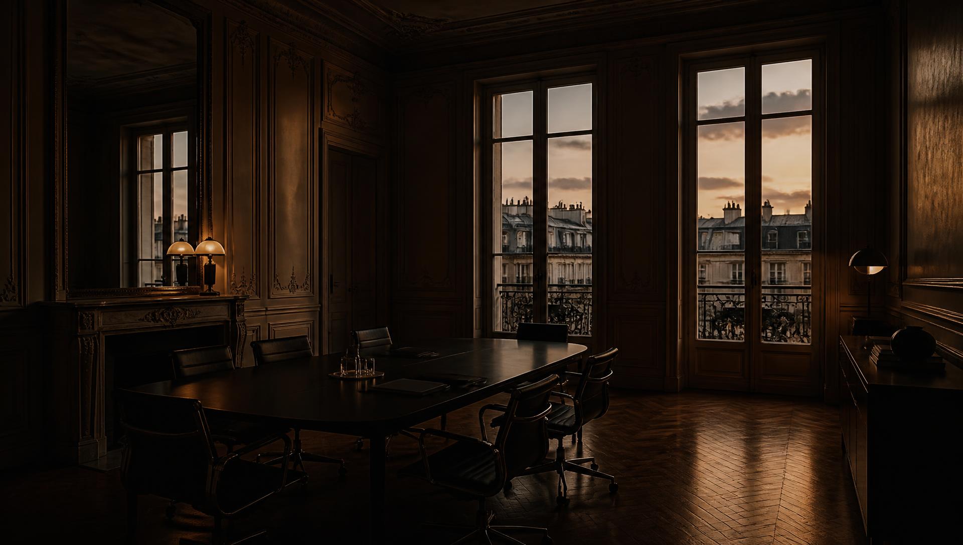Intérieur haussmannien parisien
